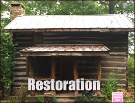 Historic Log Cabin Restoration  Lakeville, Ohio